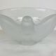 Saladier cristal aux oiseaux style art déco JG Durand