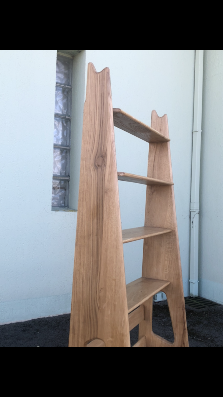 oak shelf by Pierre Cruège