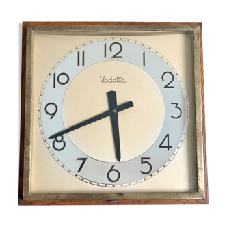 Horloge murale vedette vintage