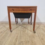 Sewing,Teak, Mid-Century Modern table, Denmark, 1950s/60s.