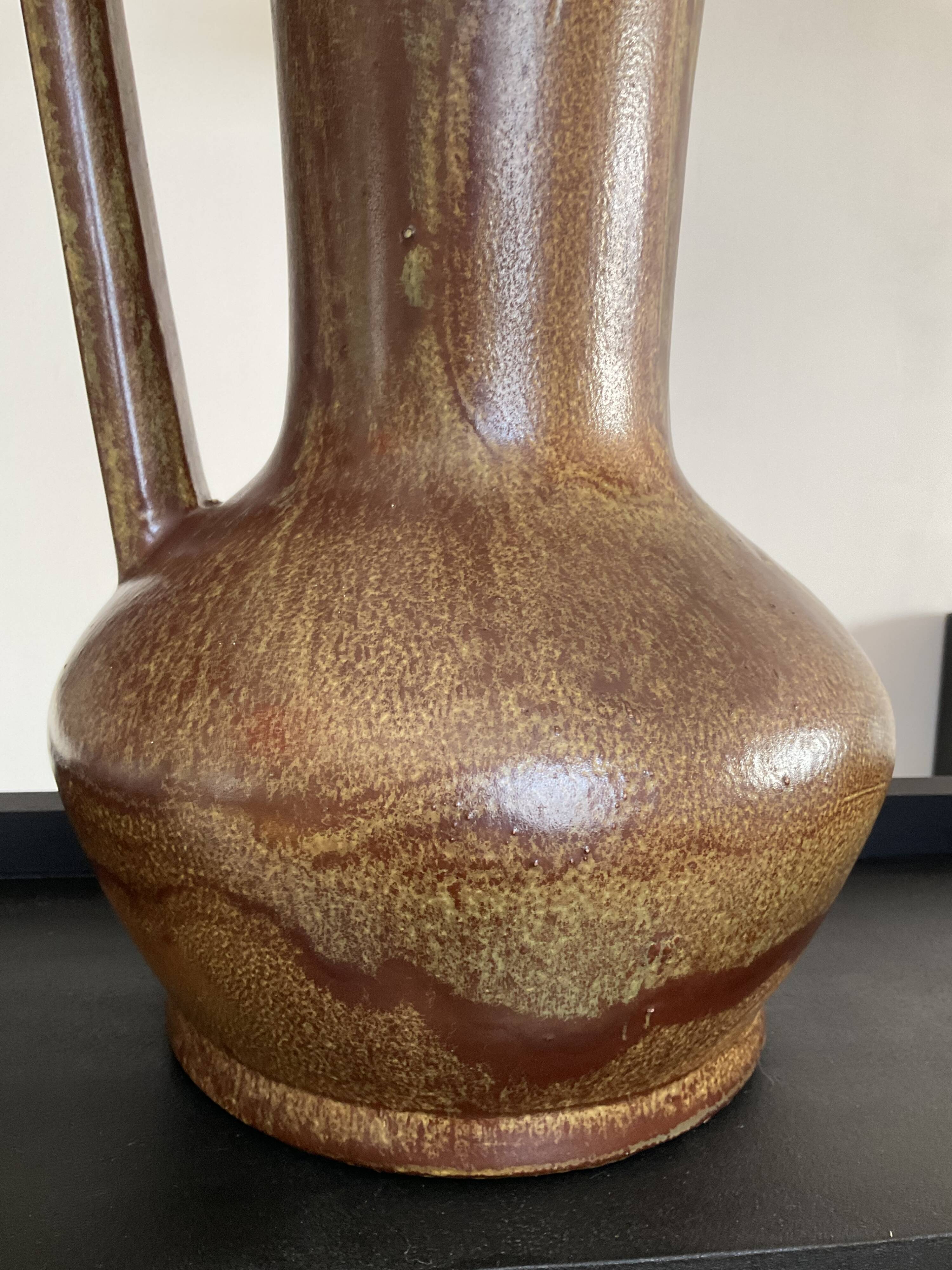 Vase vintage en céramique années 70