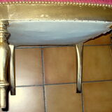 Chaise Napoléon III dorée