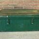 Green military canteen