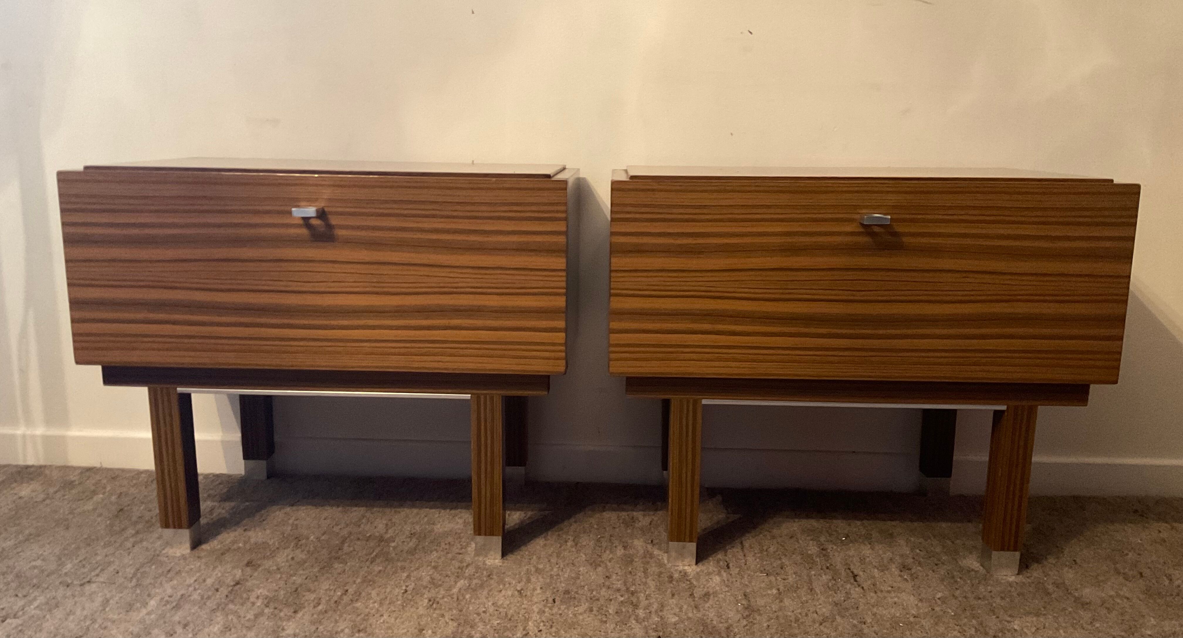 Pair of vintage bedside tables from the 60s-70s