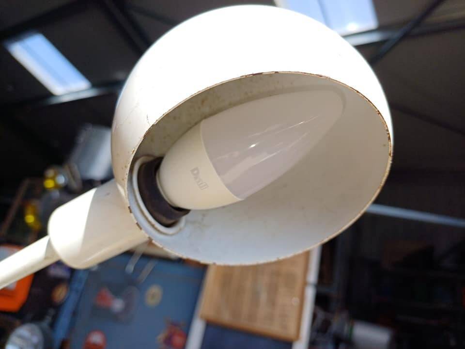 Lampe de bureau eyball 1970