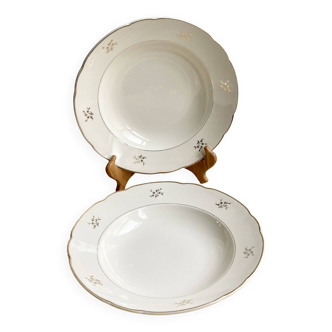 2 Villeroy & Boch 50s soup plates