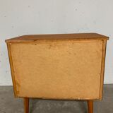 Scandinavian vintage teak chest of drawers 1960
