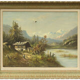 Oil on canvas Landscape
