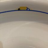 Large porcelain bowl pattern years 30-limoges france W Guerin&cie