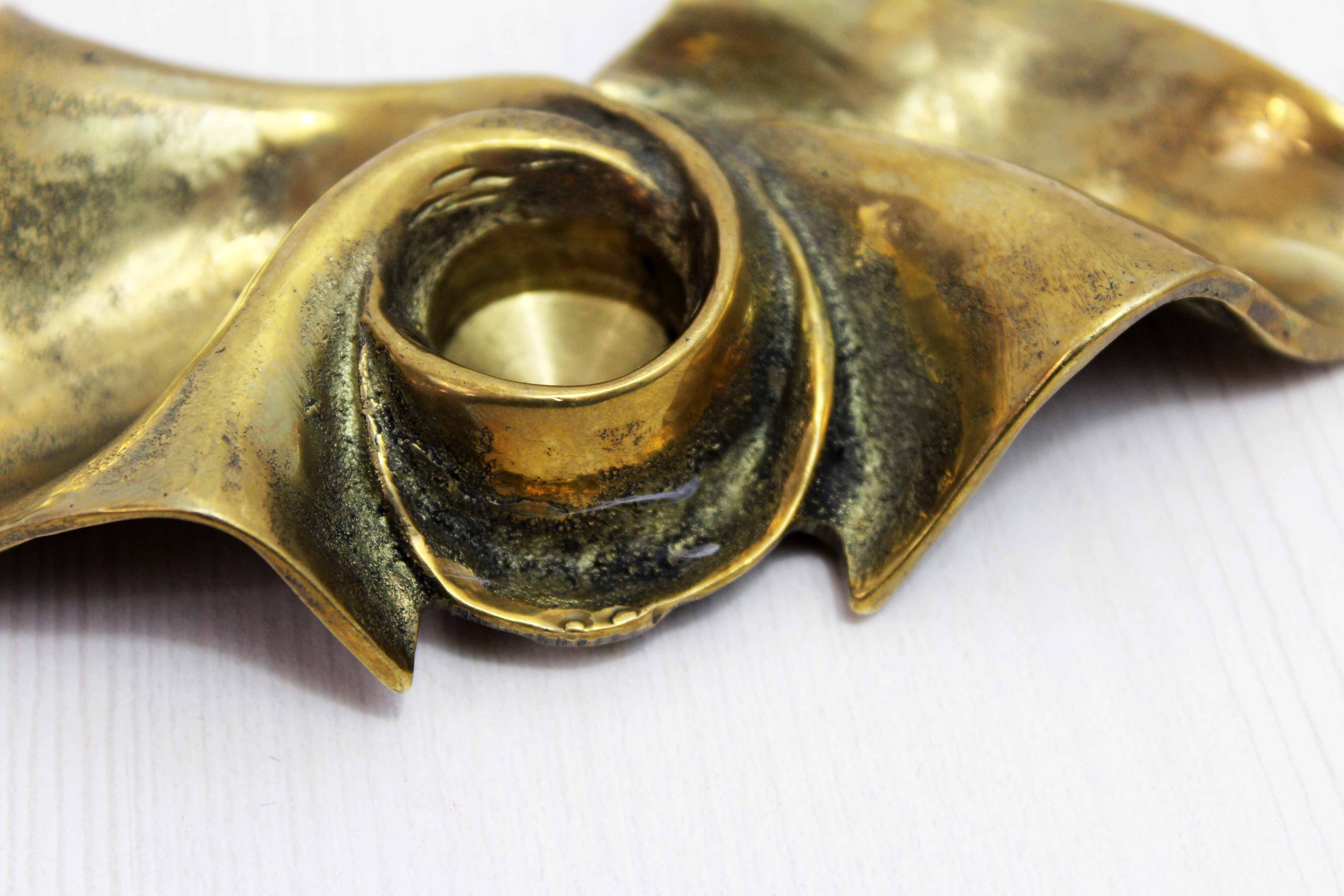 Bougeoir en bronze 1950