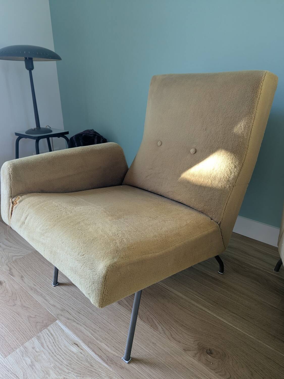 Canapé modulaire modèle 743 par Joseph-André Motte pour Steiner 1960