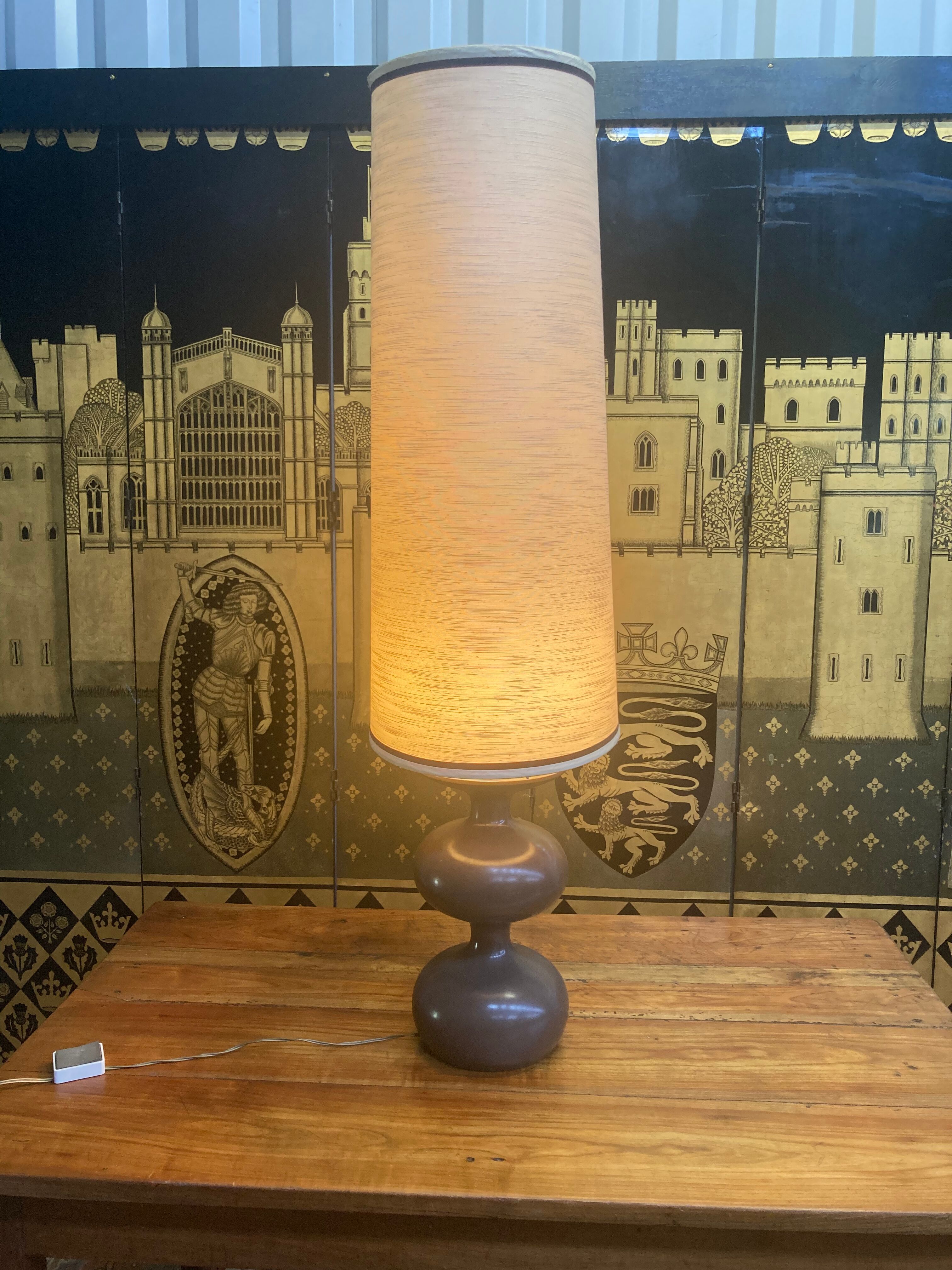 Vintage table floor lamp 70s