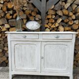 Renovated wooden sideboard