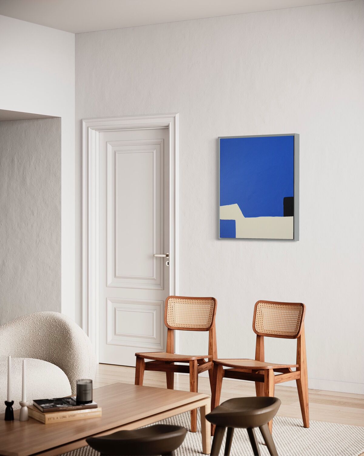 Klein Blue 81x65 cm original painting