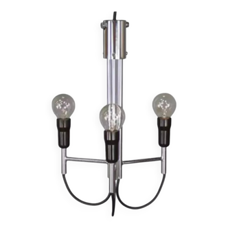 Suspension chromée design italien années 60