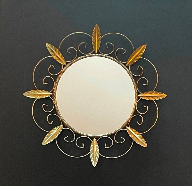 Sun Mirror Deknudt * Hollywood Regency * Vintage 60s