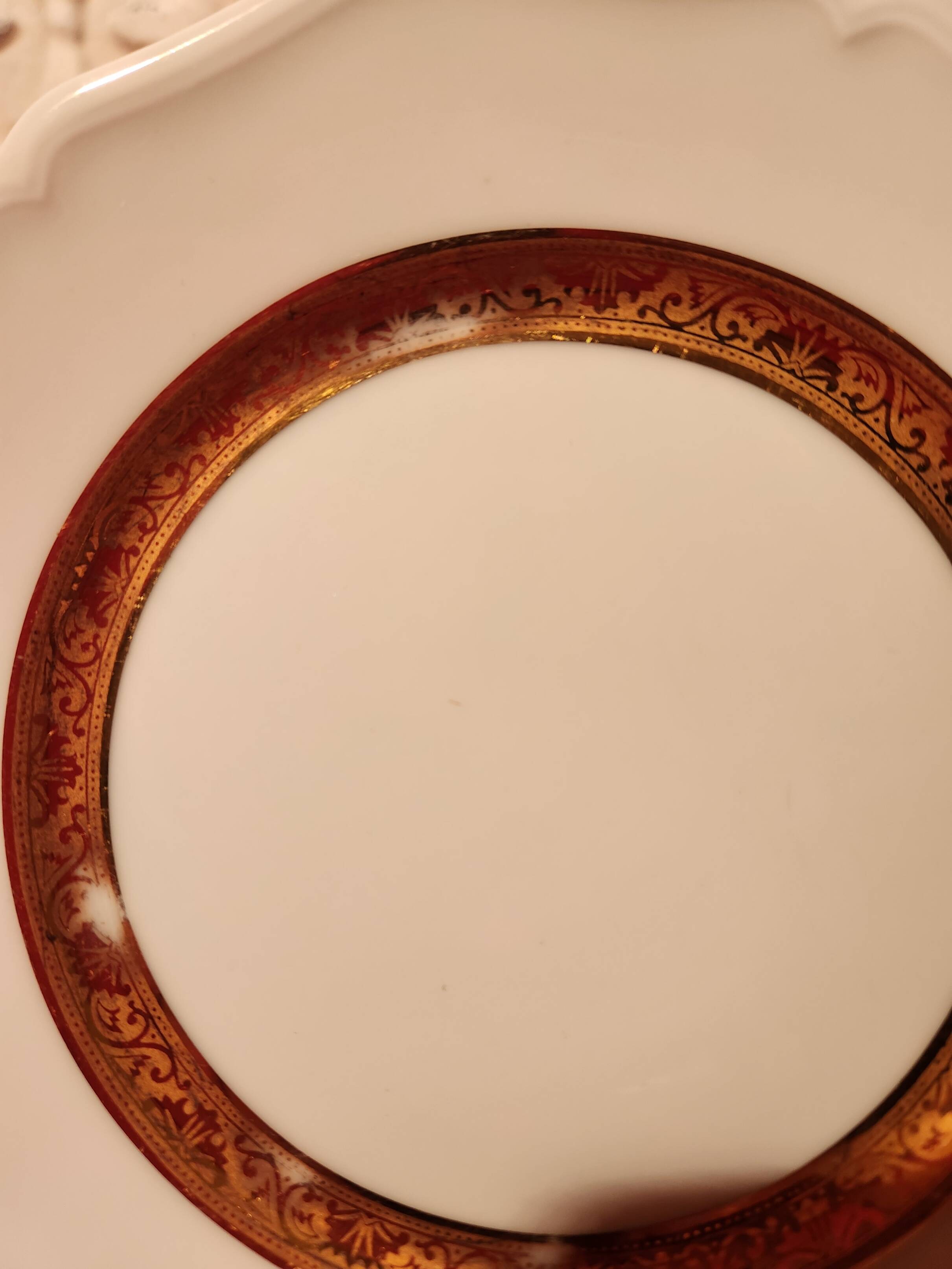 11 assiettes dessert porcelaine de Limoges Raynaud