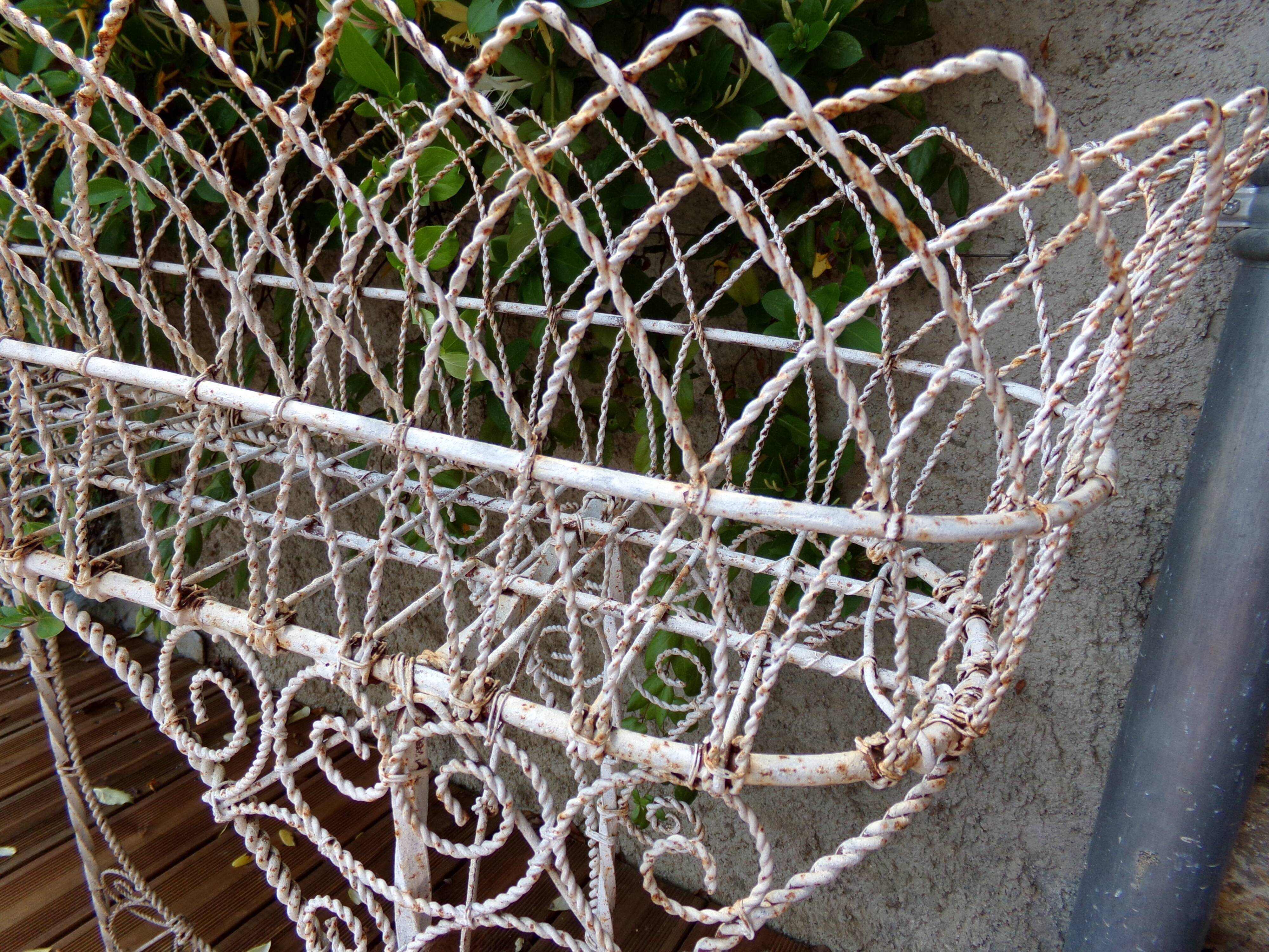 Fifties wrought iron planter