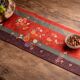 Imperial Garden Japanese silk table runner