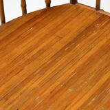 Rustic Wabi Sabi Bamboo Armchairs, France, 1970s