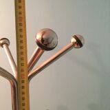 Porte manteau perroquet de bar vintage année 1960-70 en métal tourniquet stable
