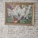 Oil on Canvas Painting Landscape Forest Hunting Scene signed M Pierret