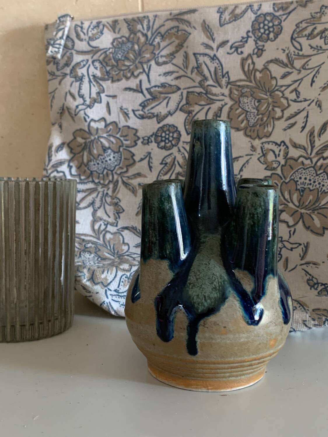 Art Nouveau flower spike vase