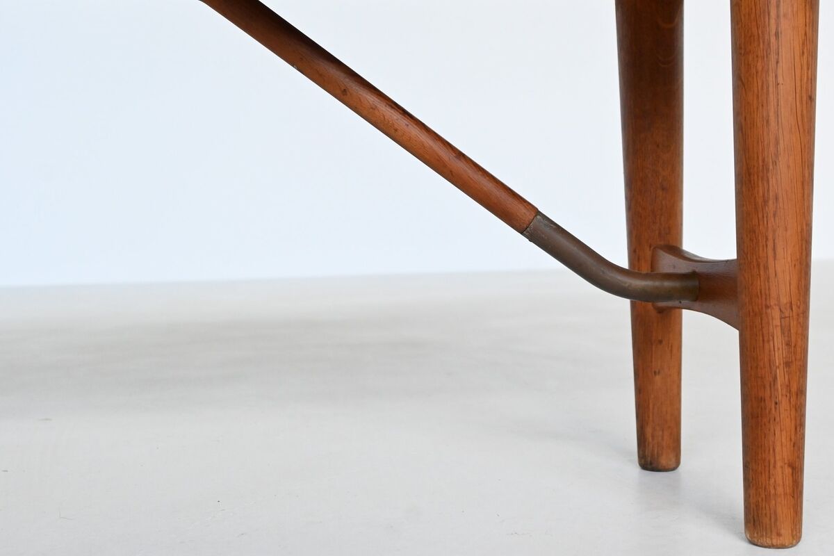 Peter Løvig Nielsen boomerang writing desk in teak Løvig Denmark 1960