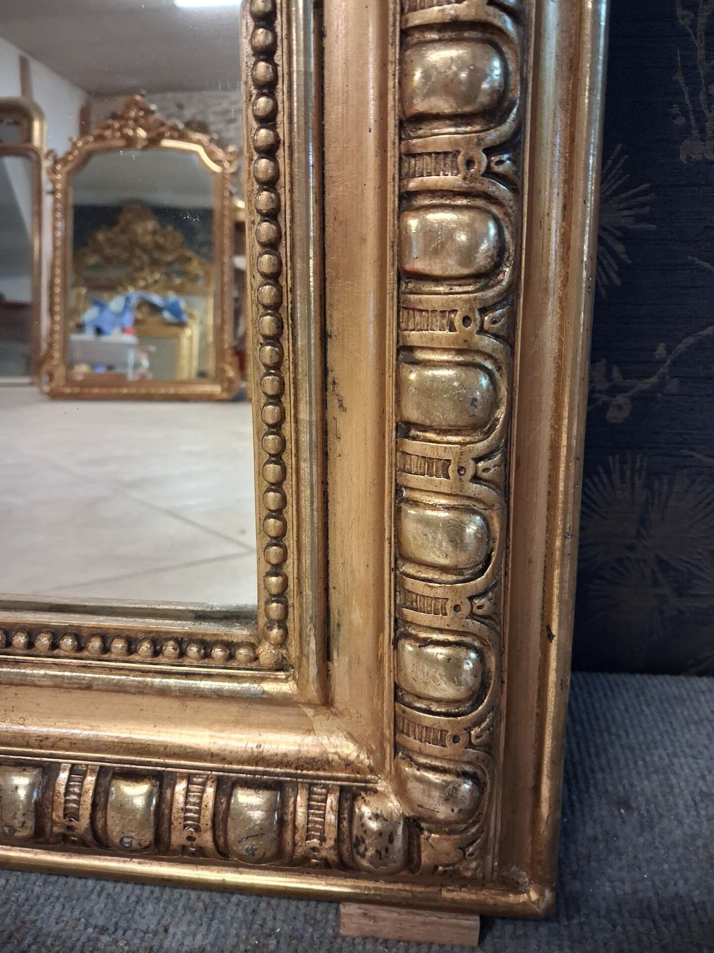 Mirror from the Louis Philippe era 157x98.