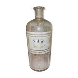 Bouteille à pharmacie sulfate