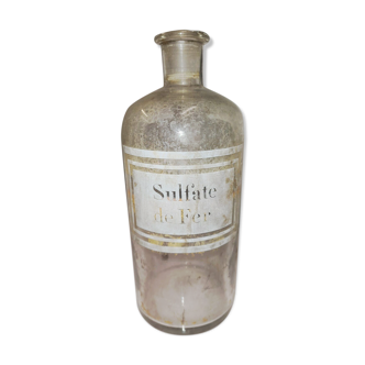 Bouteille à pharmacie sulfate de fer