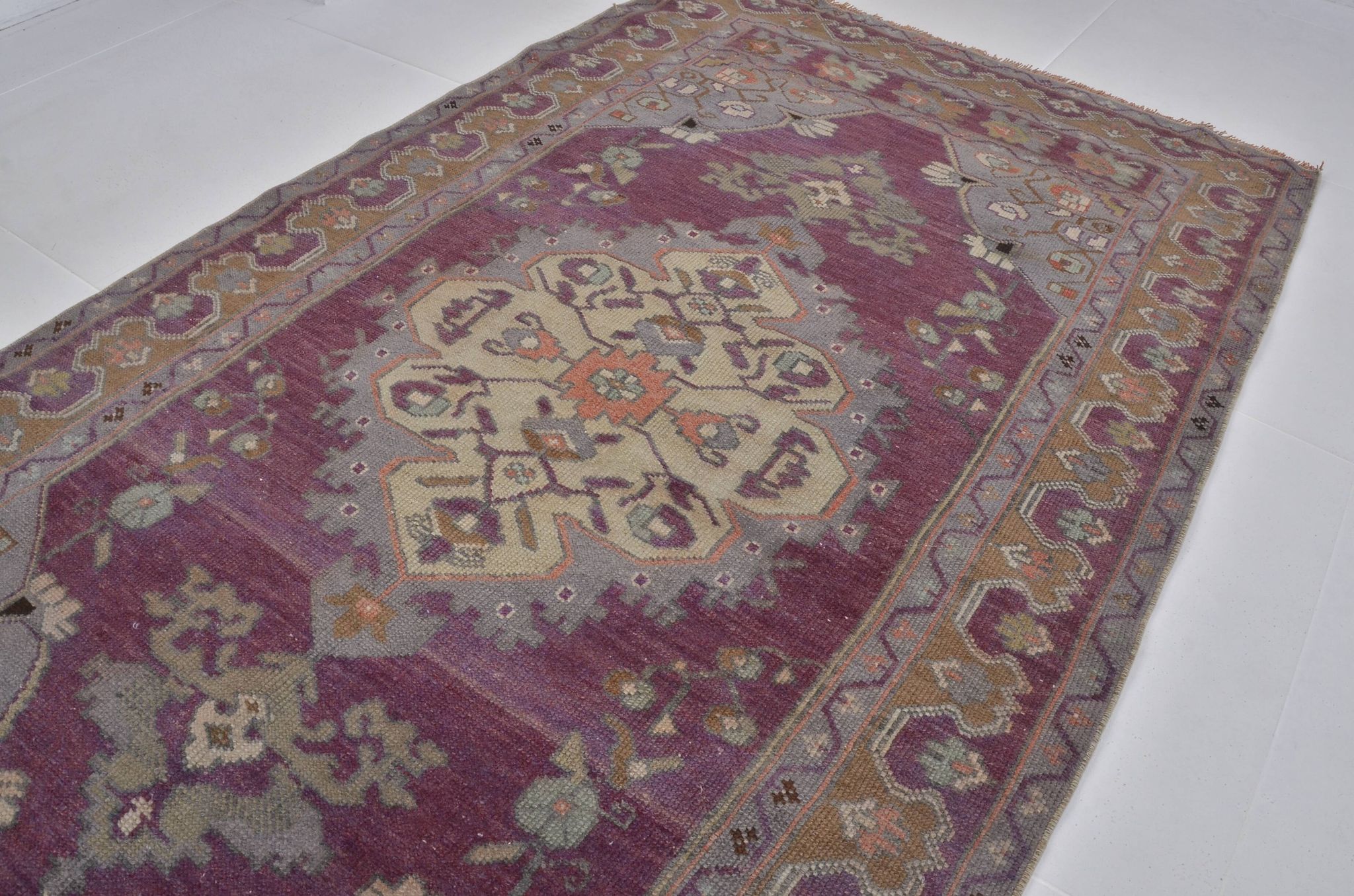 Tapis turc Oushak noué à la main sku 1346