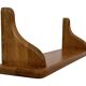 Vintage book shelf wall rack 1970s wood minimalist design