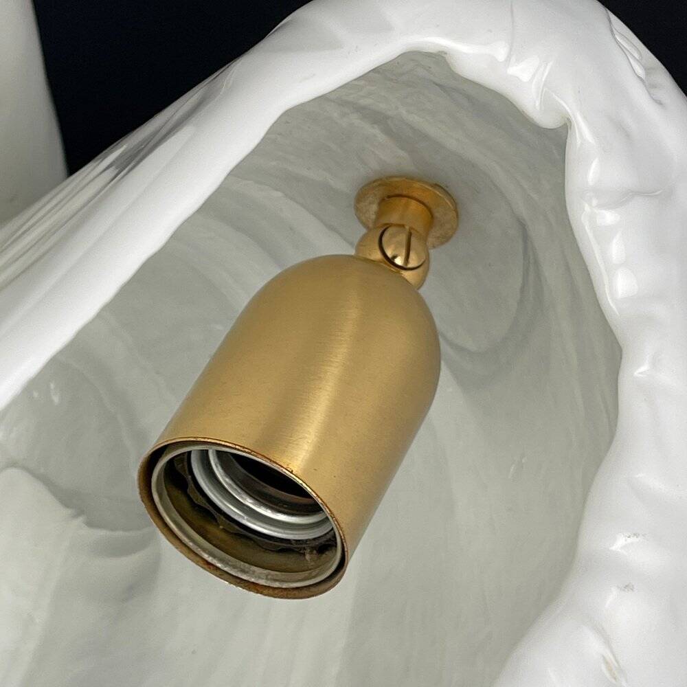 Oyster Murano table lamps by La Murrina, Italy, 1970s, set of 2