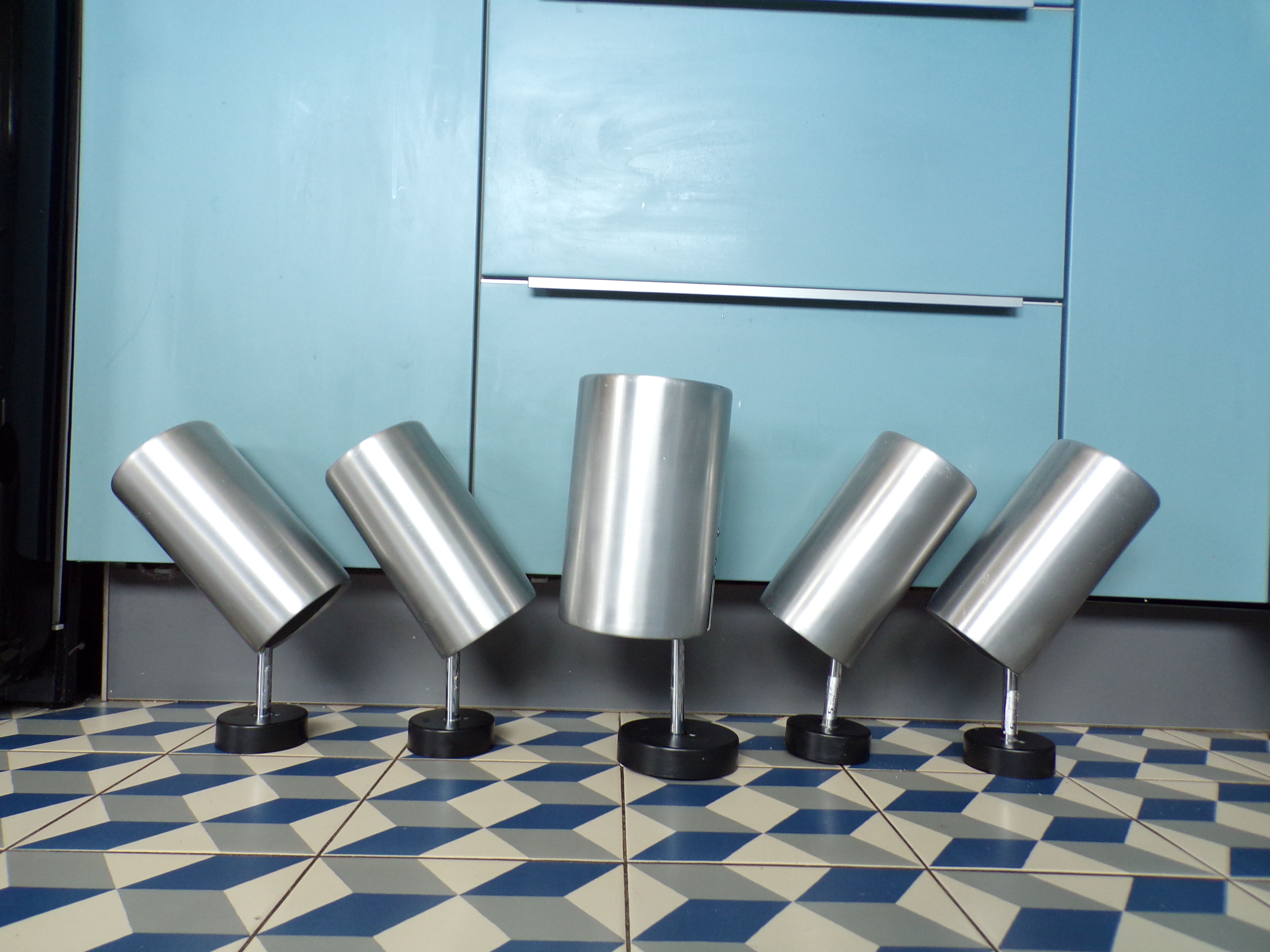 Set 5 wall lamps hose Staff Leuchten