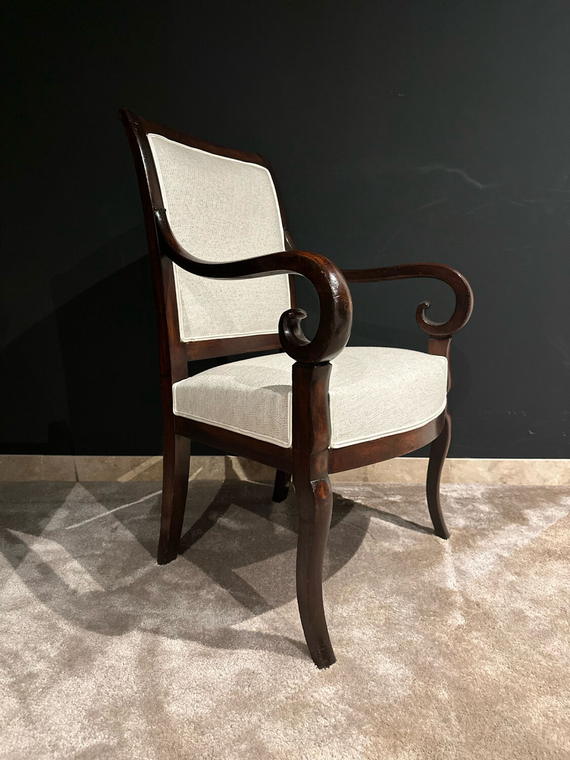 6 chairs from the Restauration period, circa 1815-1848