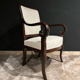 6 chairs from the Restauration period, circa 1815-1848