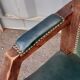 Fauteuil de bureau ancien administratif pivotant vintage