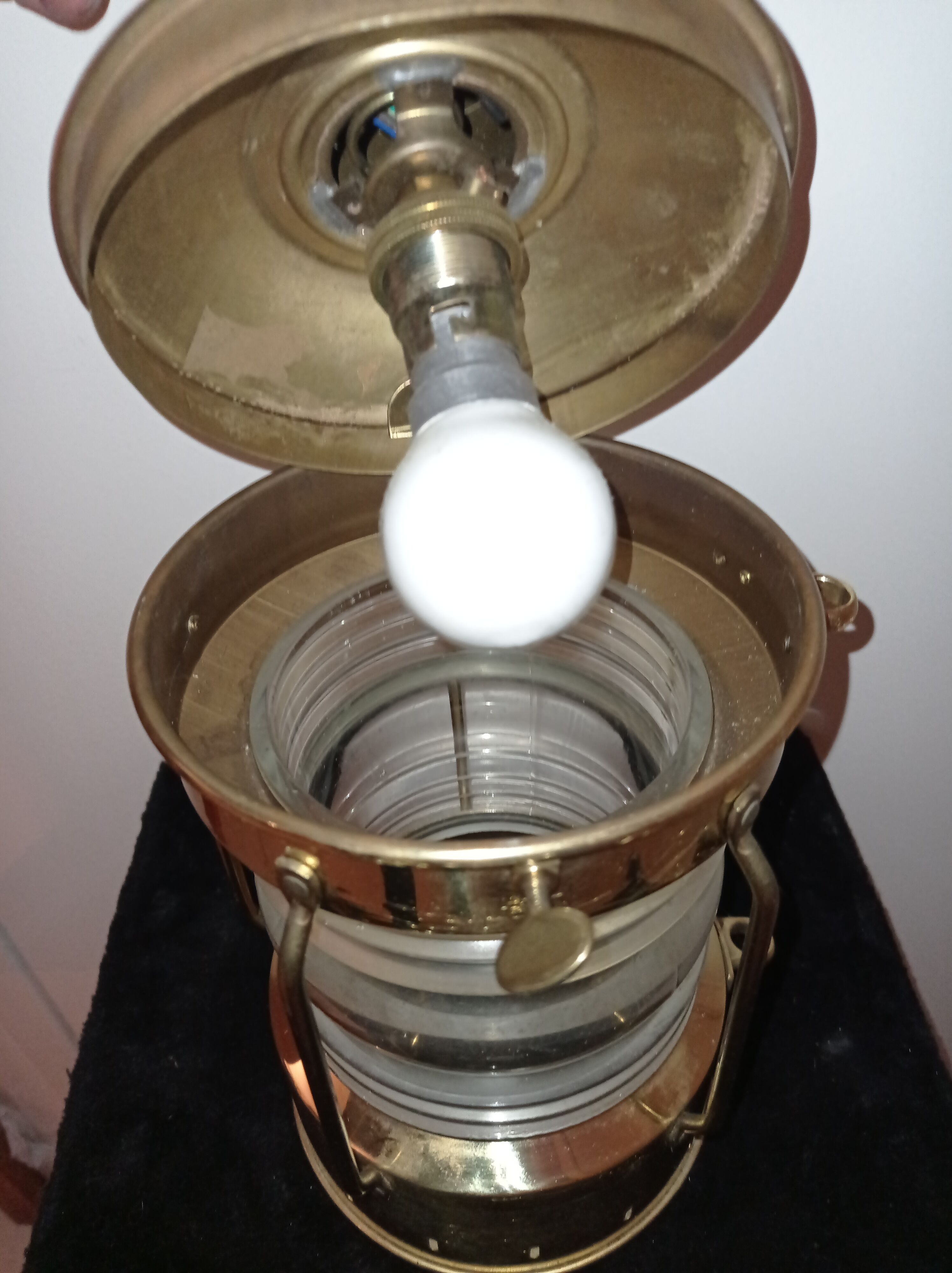 Antique marine lamp