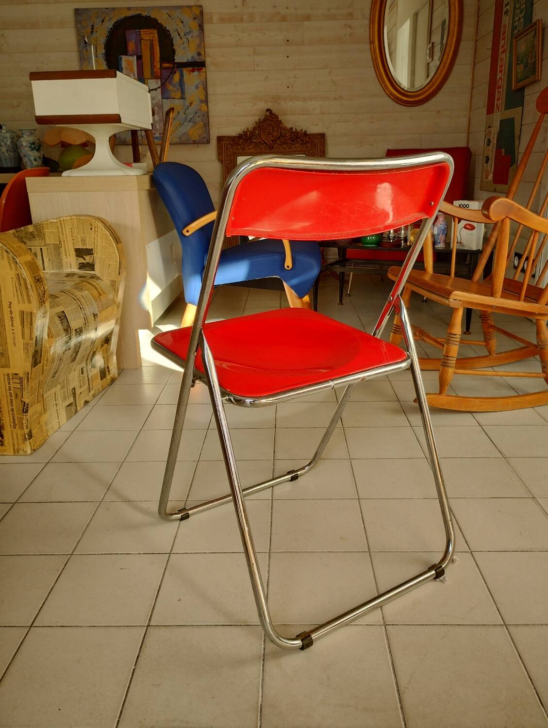 Vintage folding chair