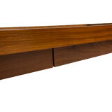 Vintage mid century daybed teak design with drawers