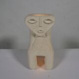 Lampe de table en pierre calcaire par Albert Tormos Art Lamp années 1970