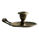 Brass candle holder with handle.