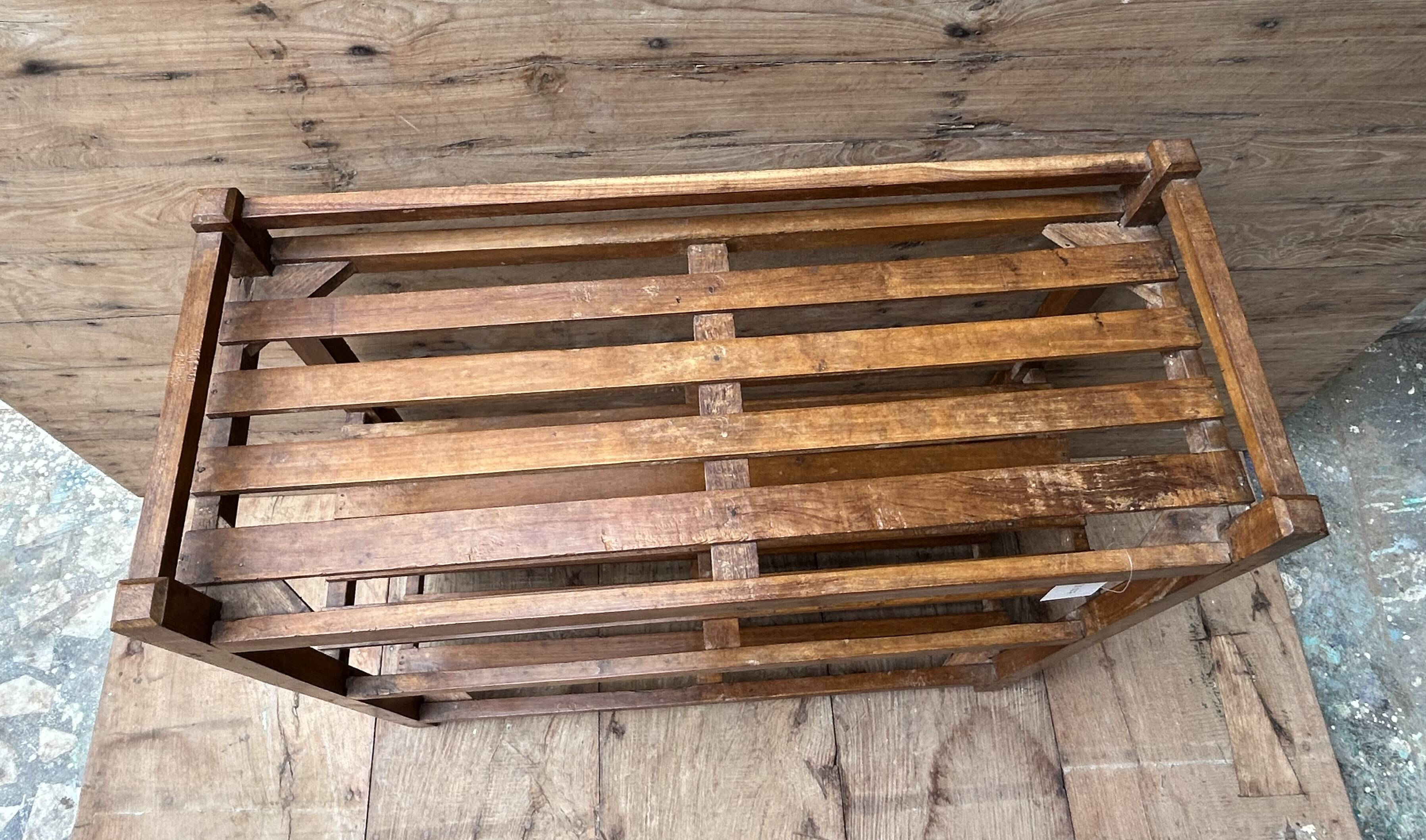 teak shelf from Burma