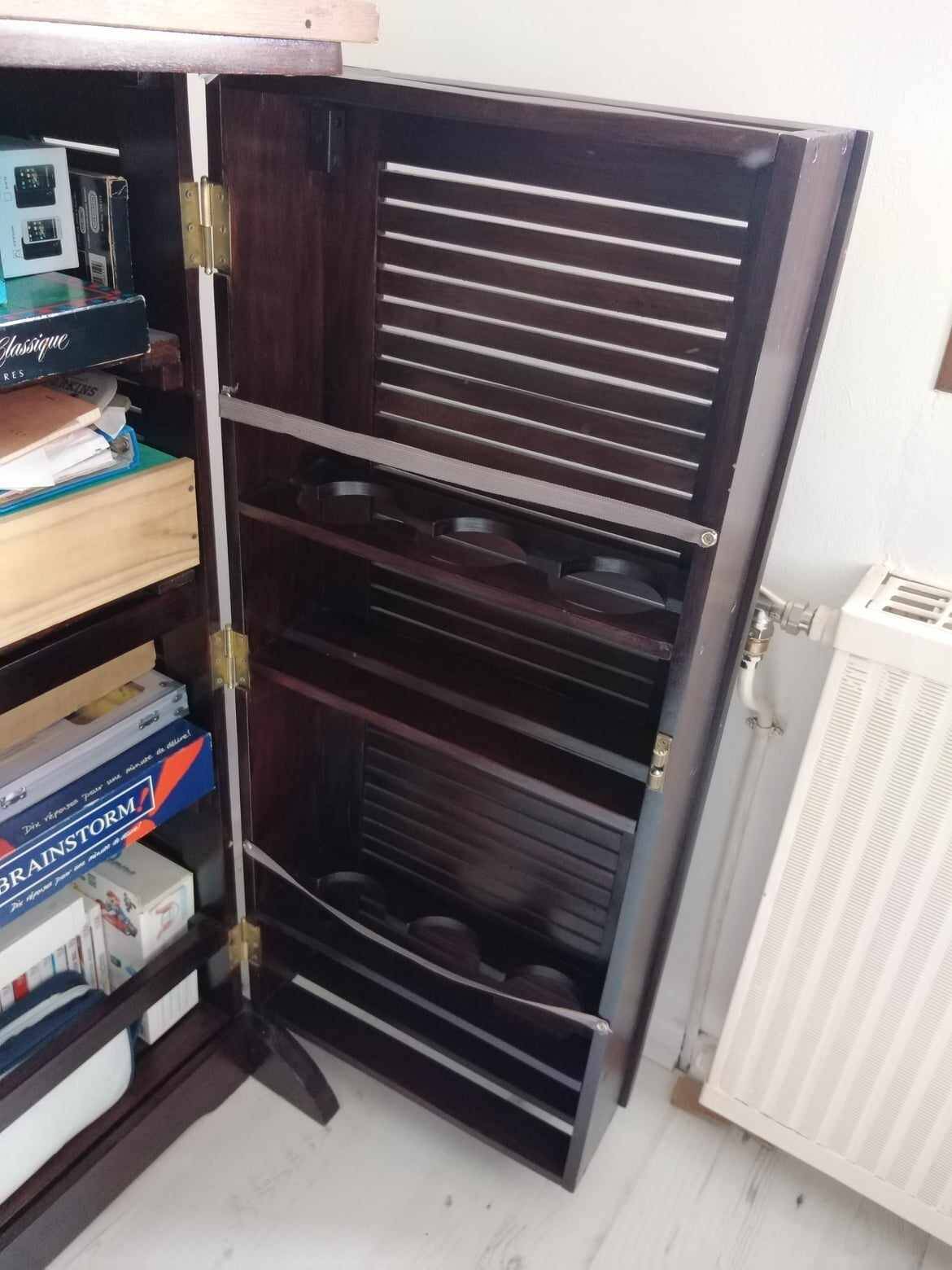 Mahogany bar cabinet