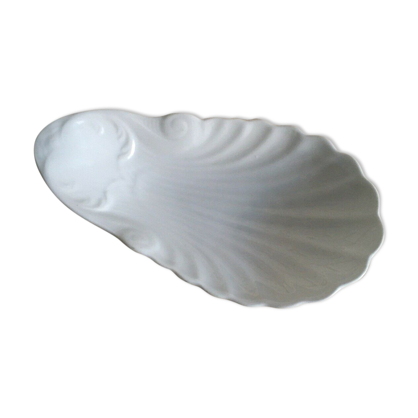 Empty pocket in Porcelain Limoges vintage shell 70's