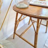 Vintage rattan desk