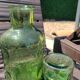 Bouteille en verre vintage