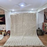 Handmade wool Berber rug 300X200 cm