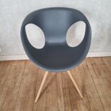 4 bucket chairs, M. Ballandat for Tonon Up, Italy